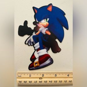 Sonic 3D motion sticker